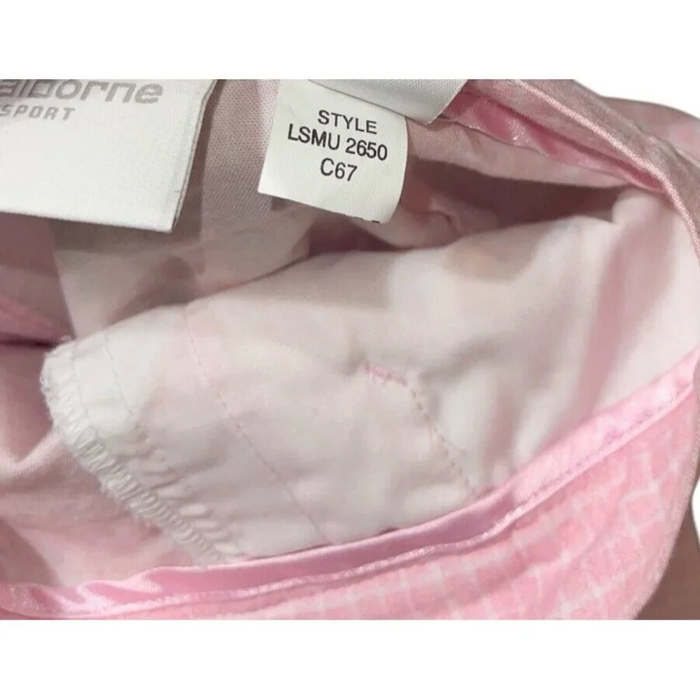 LIZ CLAIBORNE LIZ SPORT Women's Size 6 Pink Check Skort - Picture 12 of 12